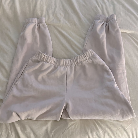 BRANDY MELVILLE PINK ROSA SWEATPANTS - Picture 1 of 4